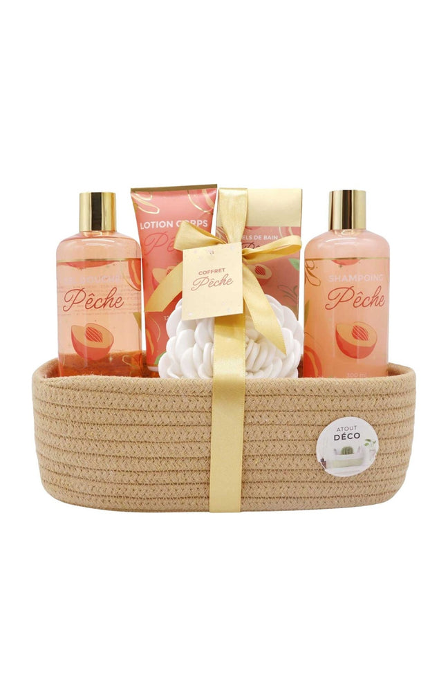 Coffret soins - Pêche - Corps - 5 produits