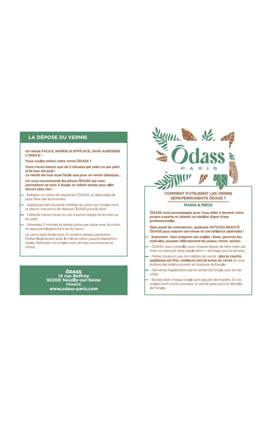 Vernis semi-permanent  biosourcé - 10 ml