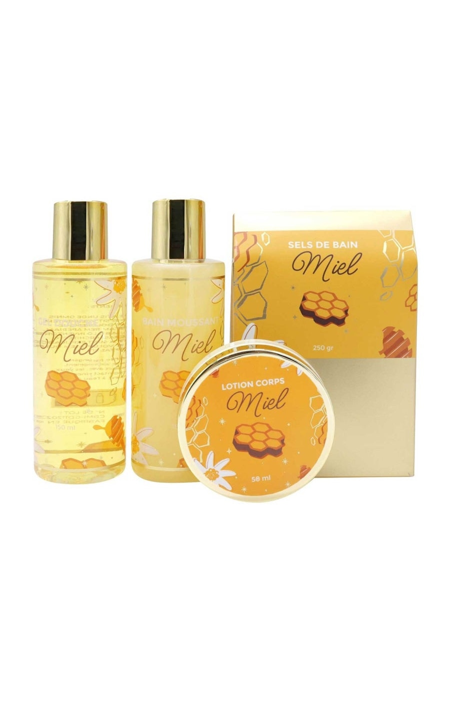 Coffret soins - Miel - Corps - 4 produits
