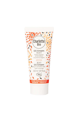 CC crème 6-en-1 bio - Acide hyaluronique - 30 ml