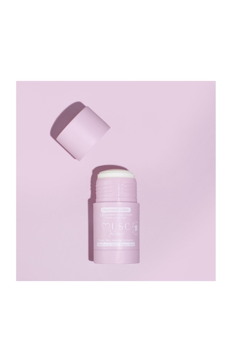 Déodorant naturel - L'irrésistible - Musc blanc - 50 g