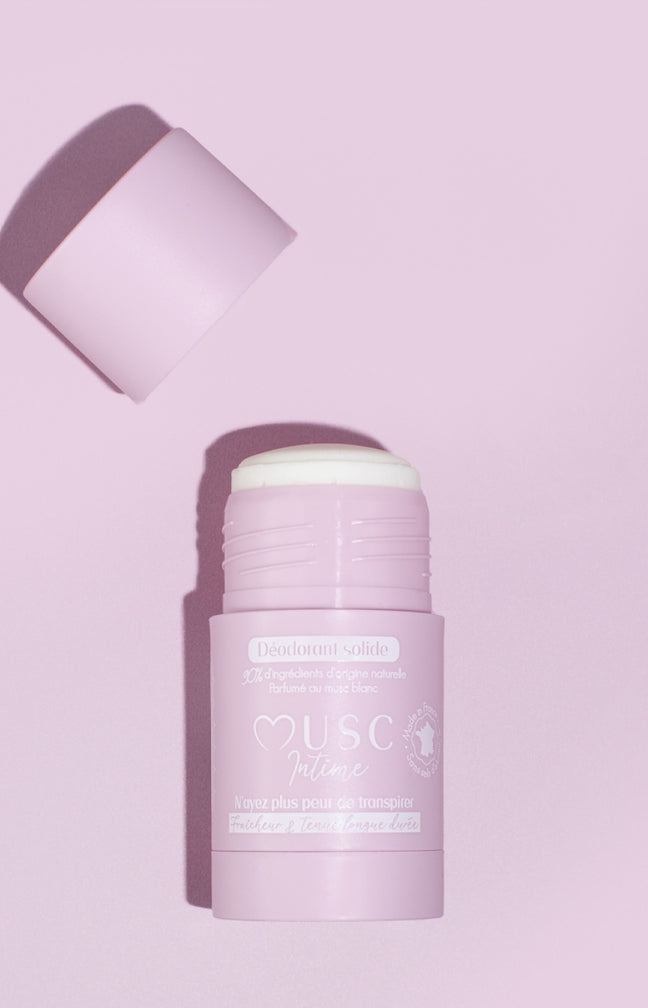Déodorant naturel - L'irrésistible - Musc blanc - 50 g