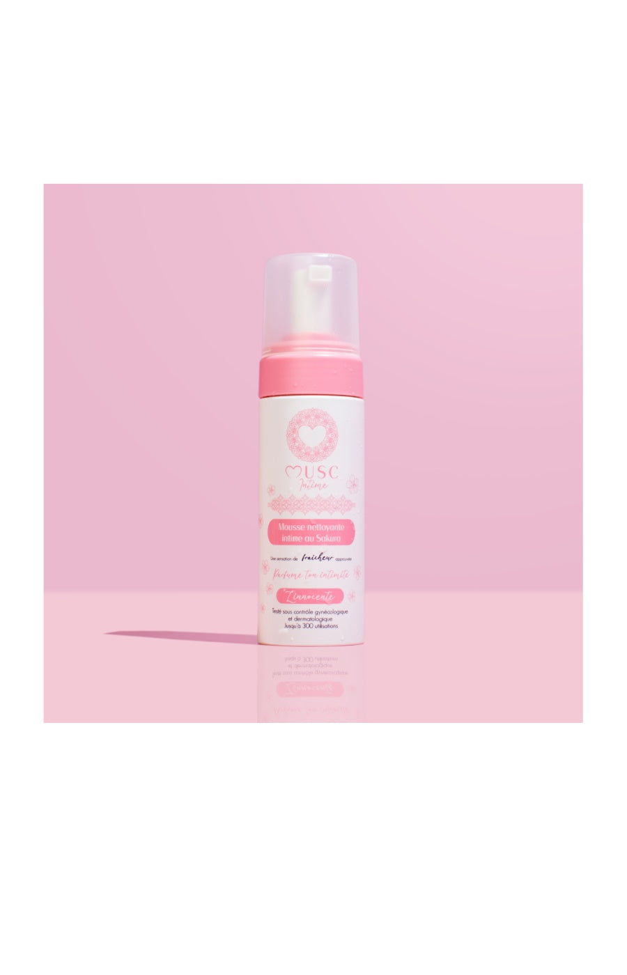 Mousse nettoyante intime - L'Innocente - Fleur de cerisier - 150 ml