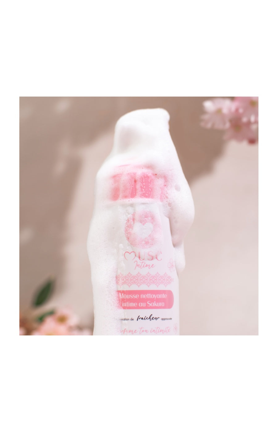 Mousse nettoyante intime - L'Innocente - Fleur de cerisier - 150 ml