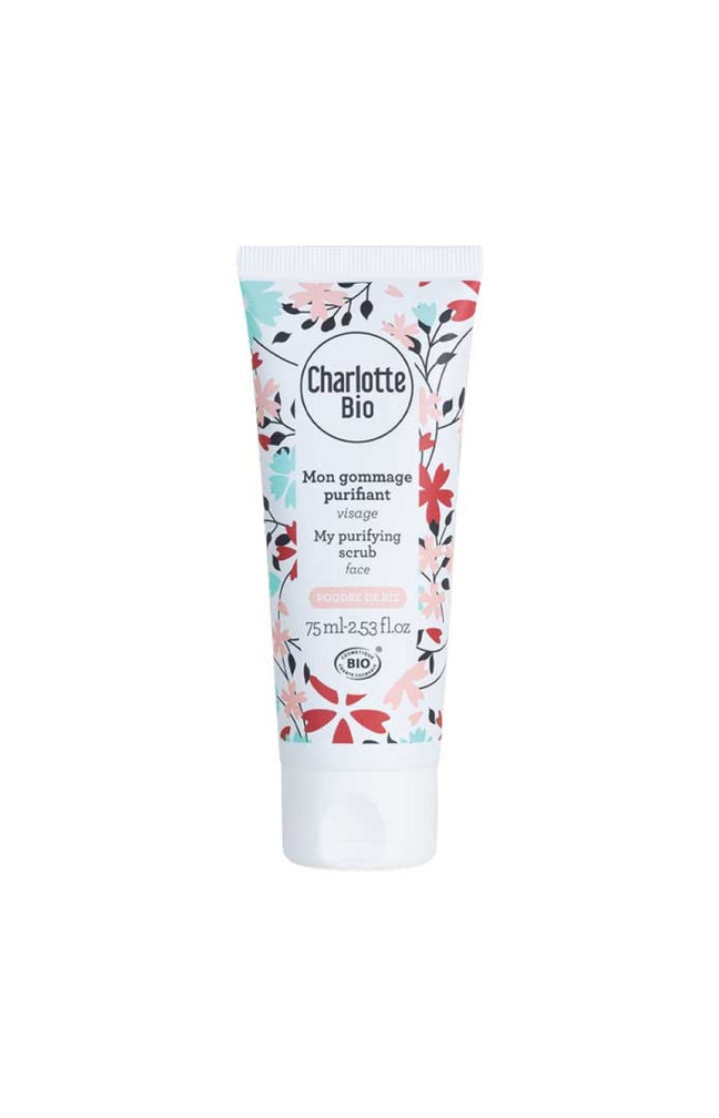 Gommage purifiant bio - Poudre de riz - Visage