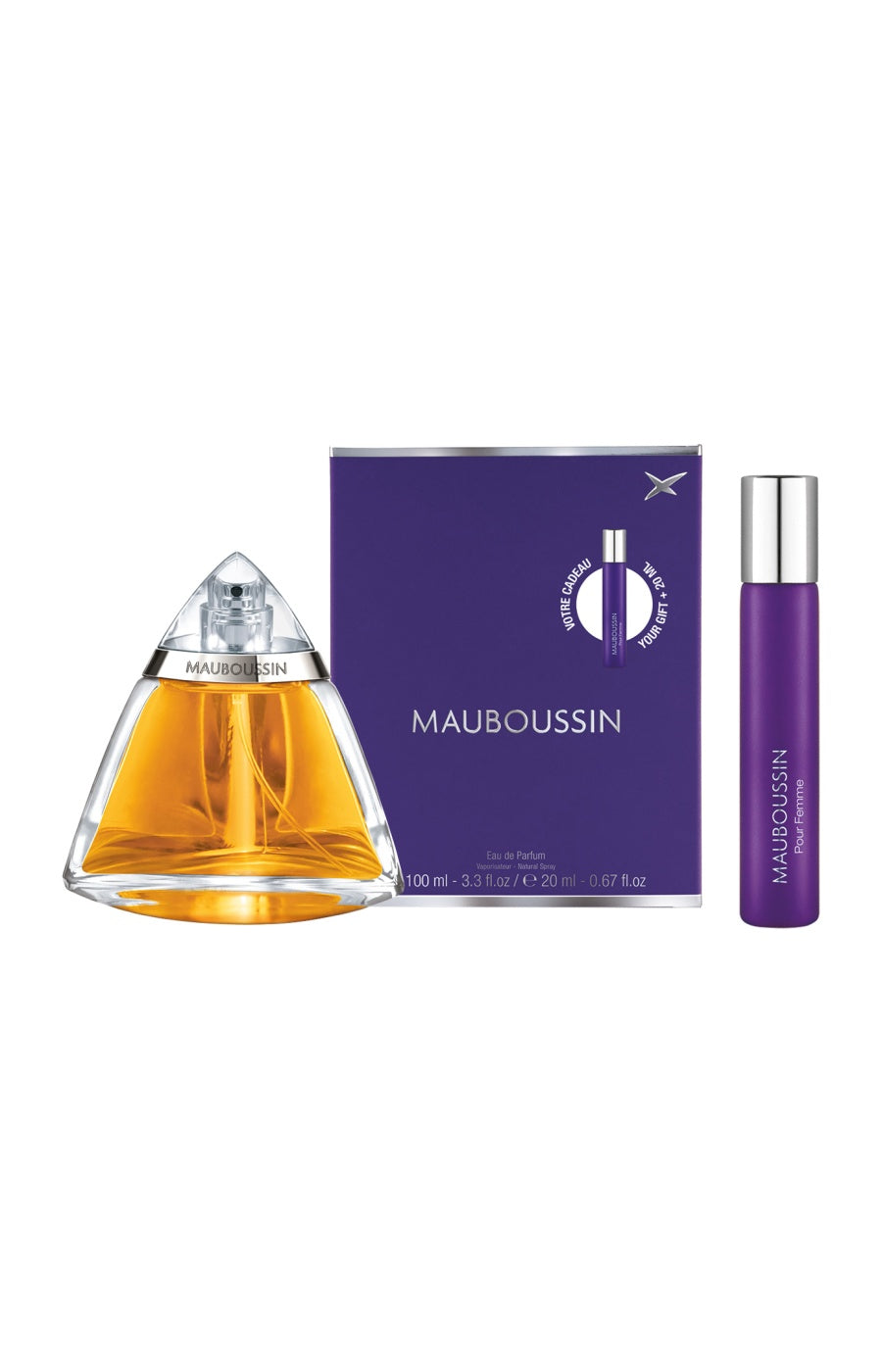 Coffret Femme Eau de parfum - Oriental fruité - 2 produits