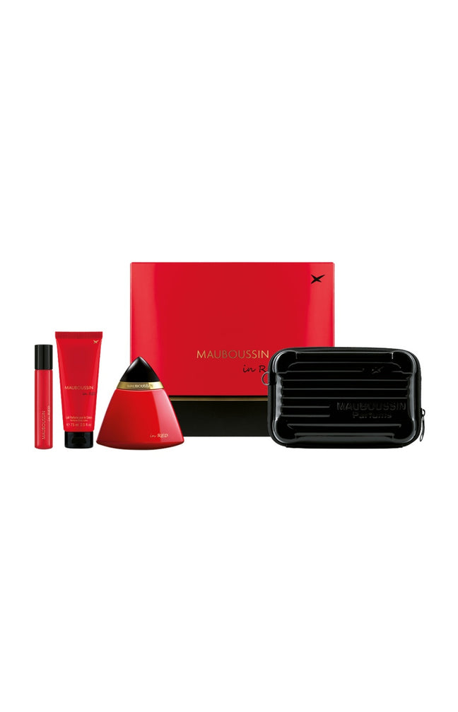 Coffret parfumé In Red - Femme - Oriental floral - 4 produits