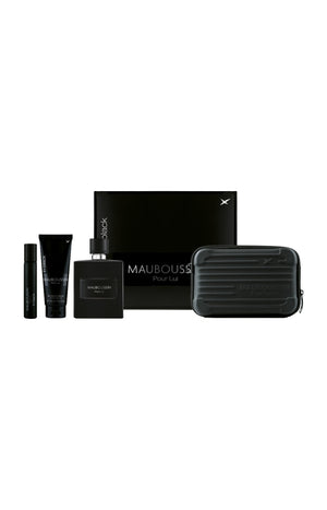 Coffret parfumé In Black - Boisé oriental - 2 produits - Homme