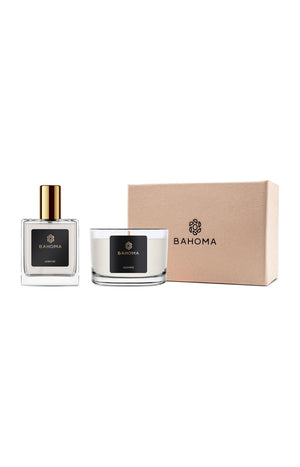 Coffret bougie parfumée & parfum d'ambiance - Jasmin - 2 produits