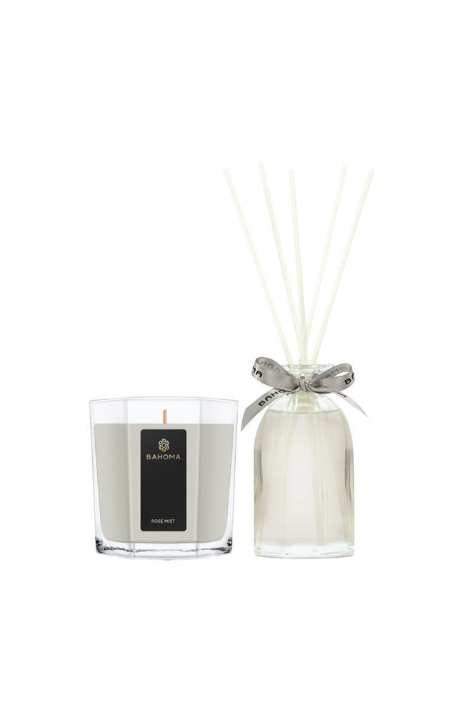 Coffret bougie parfumée & diffuseur d'ambiance - Rose Mist - 2 produits