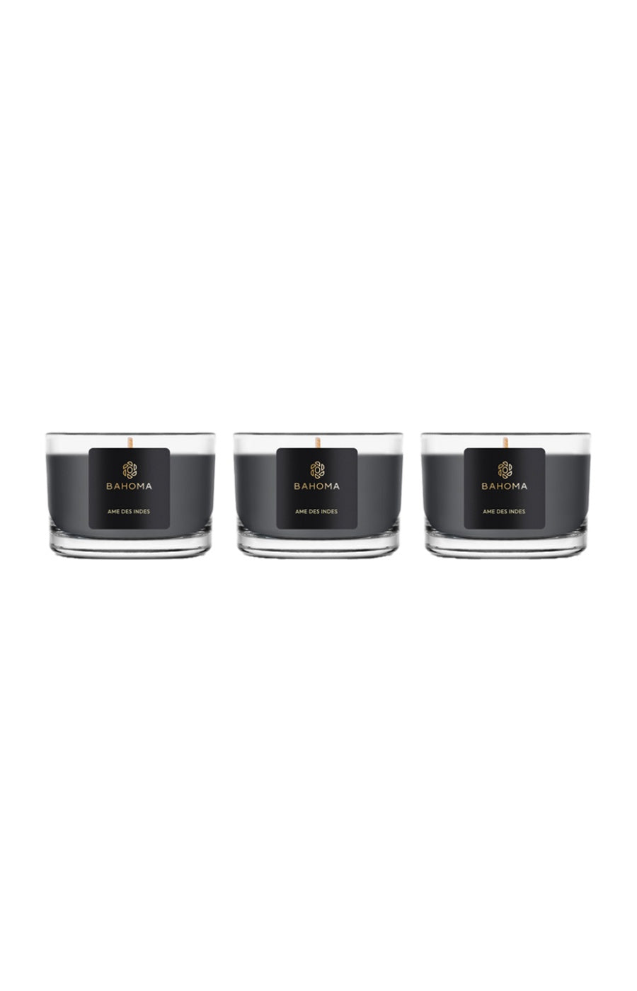Bougies parfumées - Ames des Indes - Bergamote & jasmin - 3 x 80 g