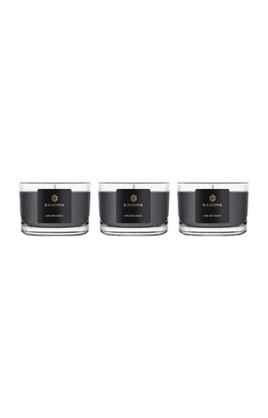 Bougies parfumées - Ames des Indes - Bergamote & jasmin - 3 x 80 g