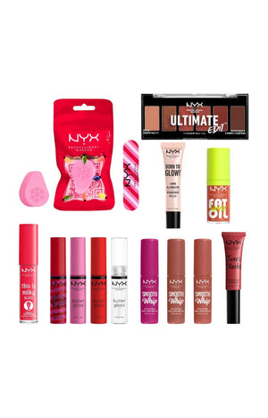 Coffret surprise - Yeux, lèvres & teint - 14 produits