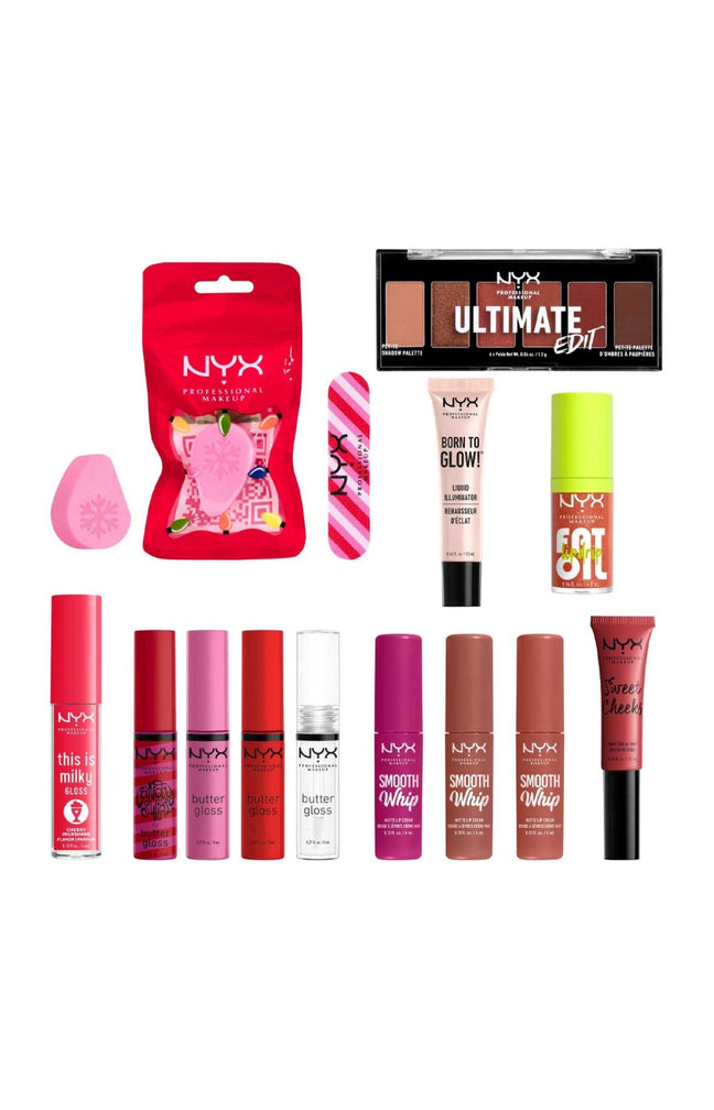 Coffret surprise - Yeux, lèvres & teint - 14 produits