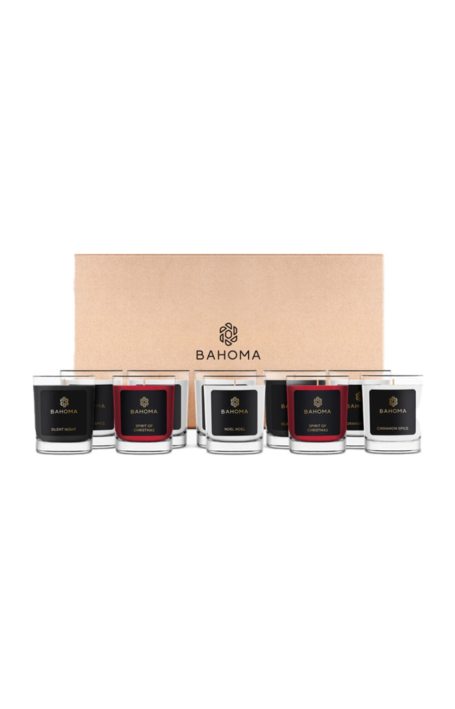 Coffret bougies parfumées - Découverte mini bougies célébrations festives - 10 x 30 g
