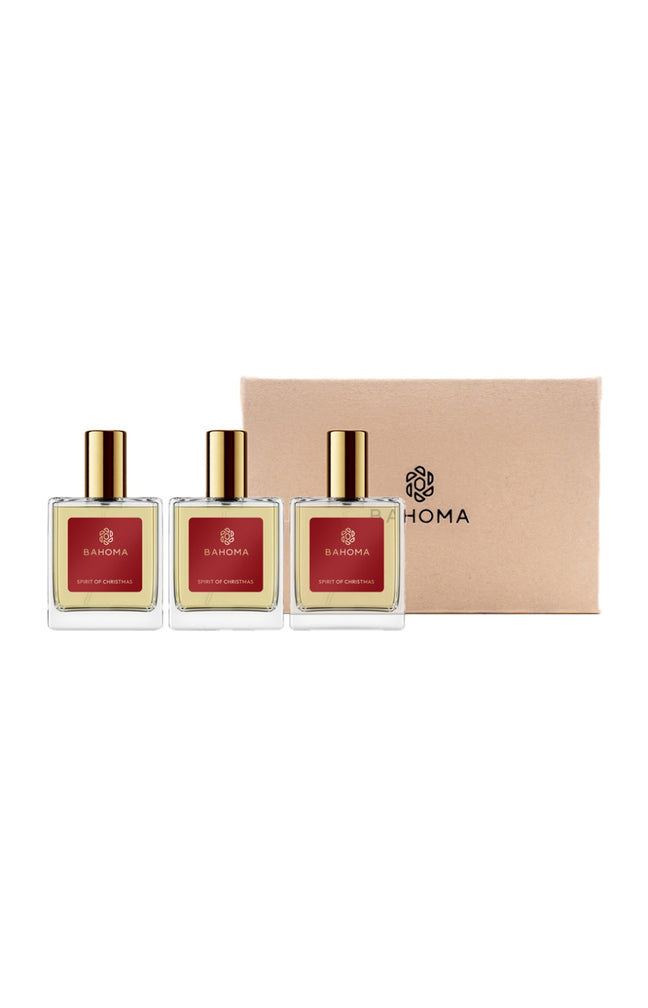 Coffret parfums d'ambiance - Spirit of Christmas - Cassis & ambre - 3 x 50ml