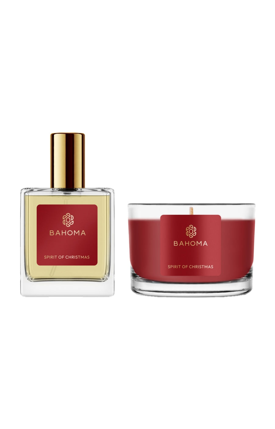 Coffret bougie parfumée & parfum d'ambiance - Spirit of Christmas - Cassis & ambre - 2 produits