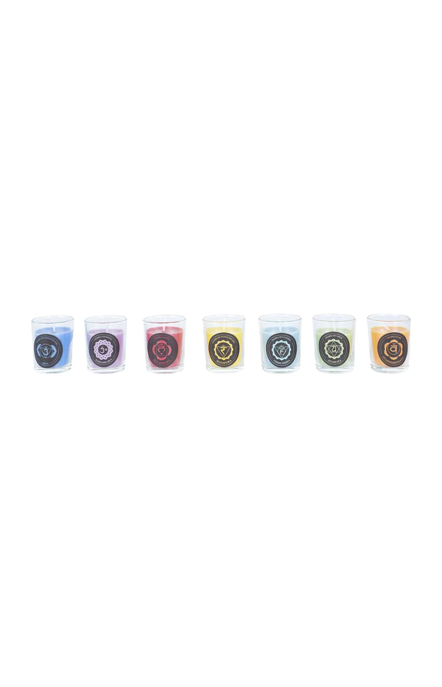 Coffret bougies parfumées - Chakras - 7 x 30 g
