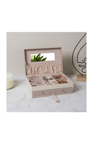 Boite à bijoux - Blanc rosé