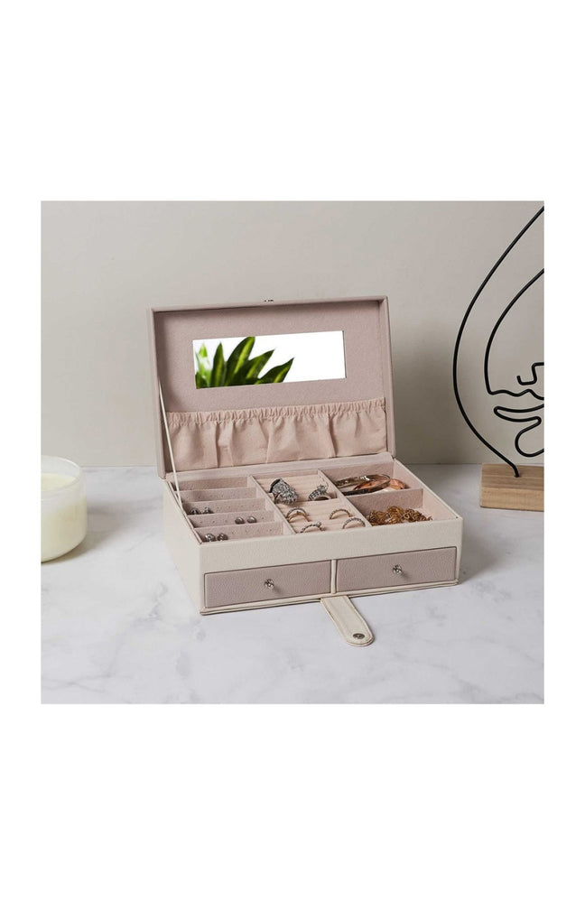 Boite à bijoux - Blanc rosé
