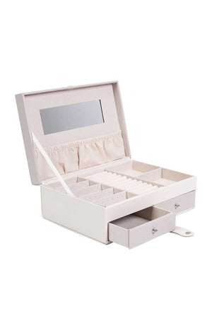 Boite à bijoux - Blanc rosé