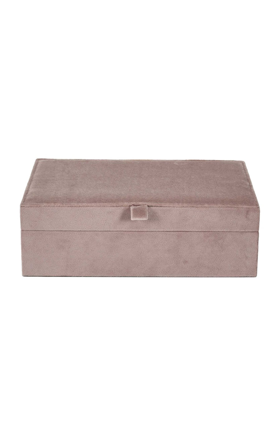 Boite à bijoux & montres - Velours - Blanc & rose