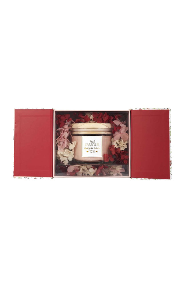 Coffret cadeau bougie parfumée - Coloris aléatoire