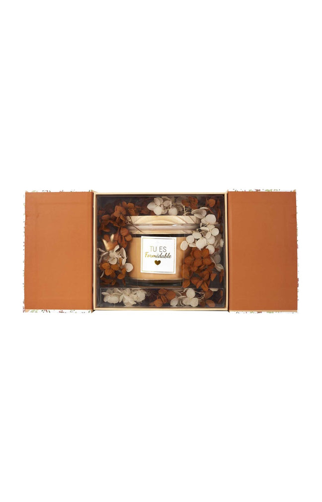 Coffret cadeau bougie parfumée - Coloris aléatoire