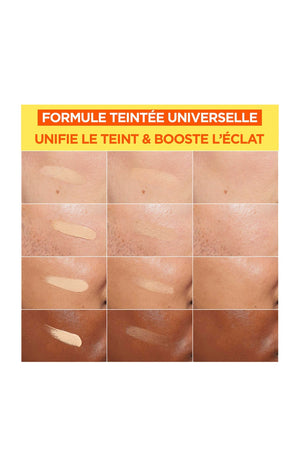 Fluide anti-tâches SPF 50+ - Glow - Vitamine C - Visage - 40 ml