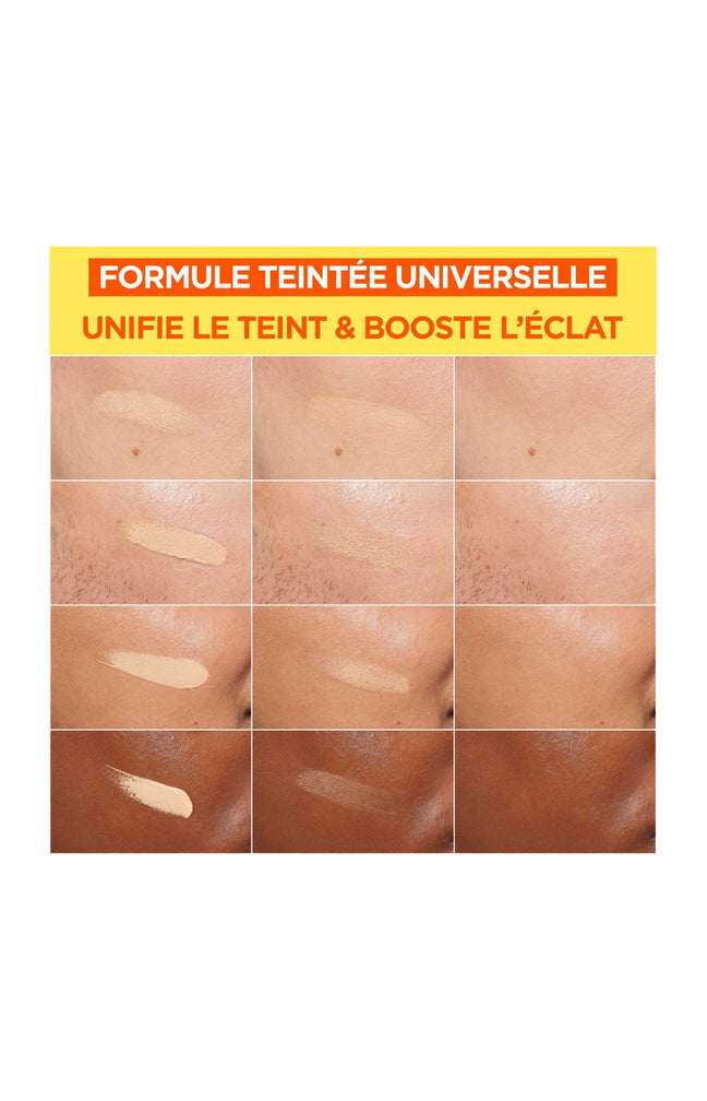 Fluide anti-tâches SPF 50+ - Glow - Vitamine C - Visage - 40 ml