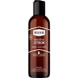 Vinaigre de citron bio - Peaux & cheveux à tendance grasse - 200 ml