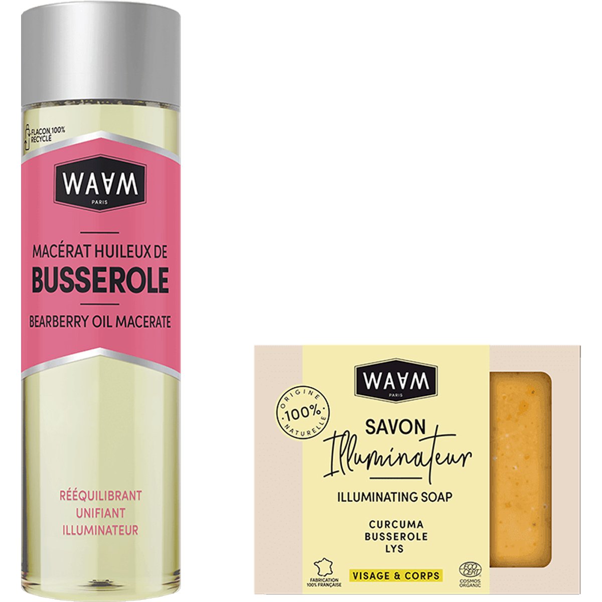 Routine anti-taches - Curcuma & busserole - Visage - 2 produits