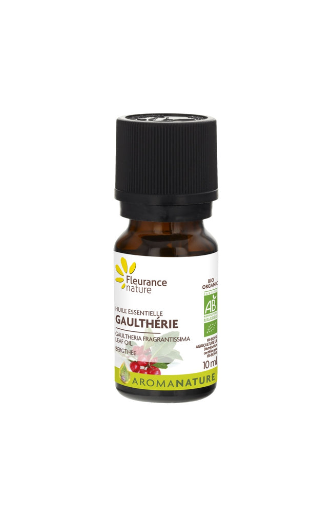 Huile essentielle de massage bio - Gaultherie -10 ml