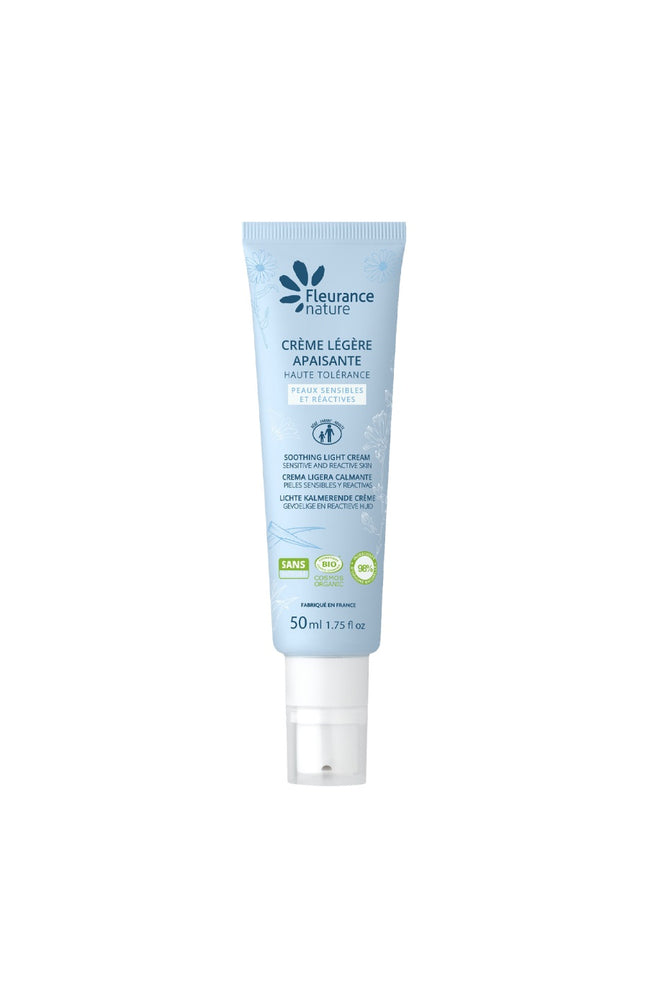 Crème légère apaisante bio - Peaux sensibles - 50 ml