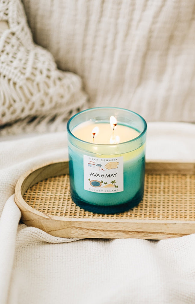 Bougie parfumée - Grande Canarie - Tubéreuse & musc - 180 g