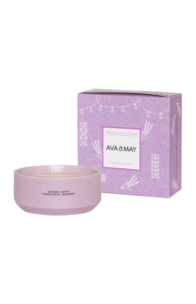Bougie parfumée - Lavande portugaise - Orange & lavande - 450 g