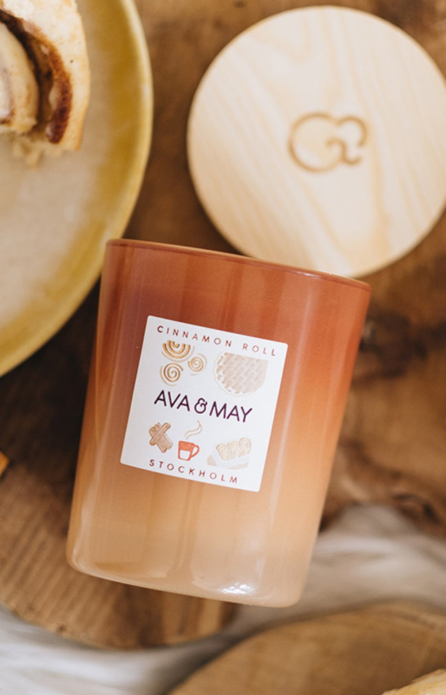 Bougie parfumée - Cinnamon roll - Vanille & cannelle - 180 g