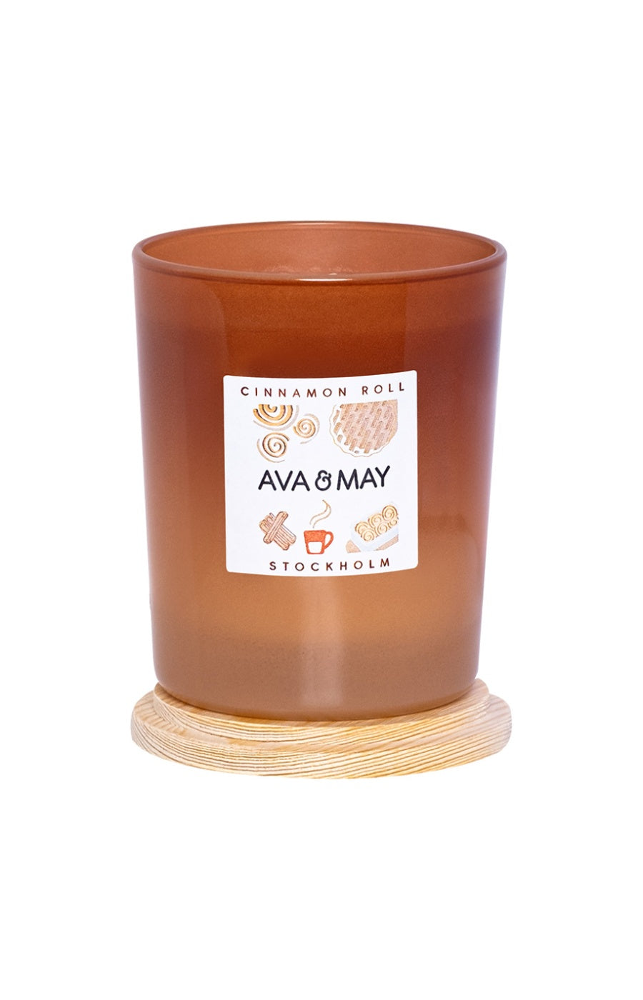 Bougie parfumée - Cinnamon roll - Vanille & cannelle - 180 g