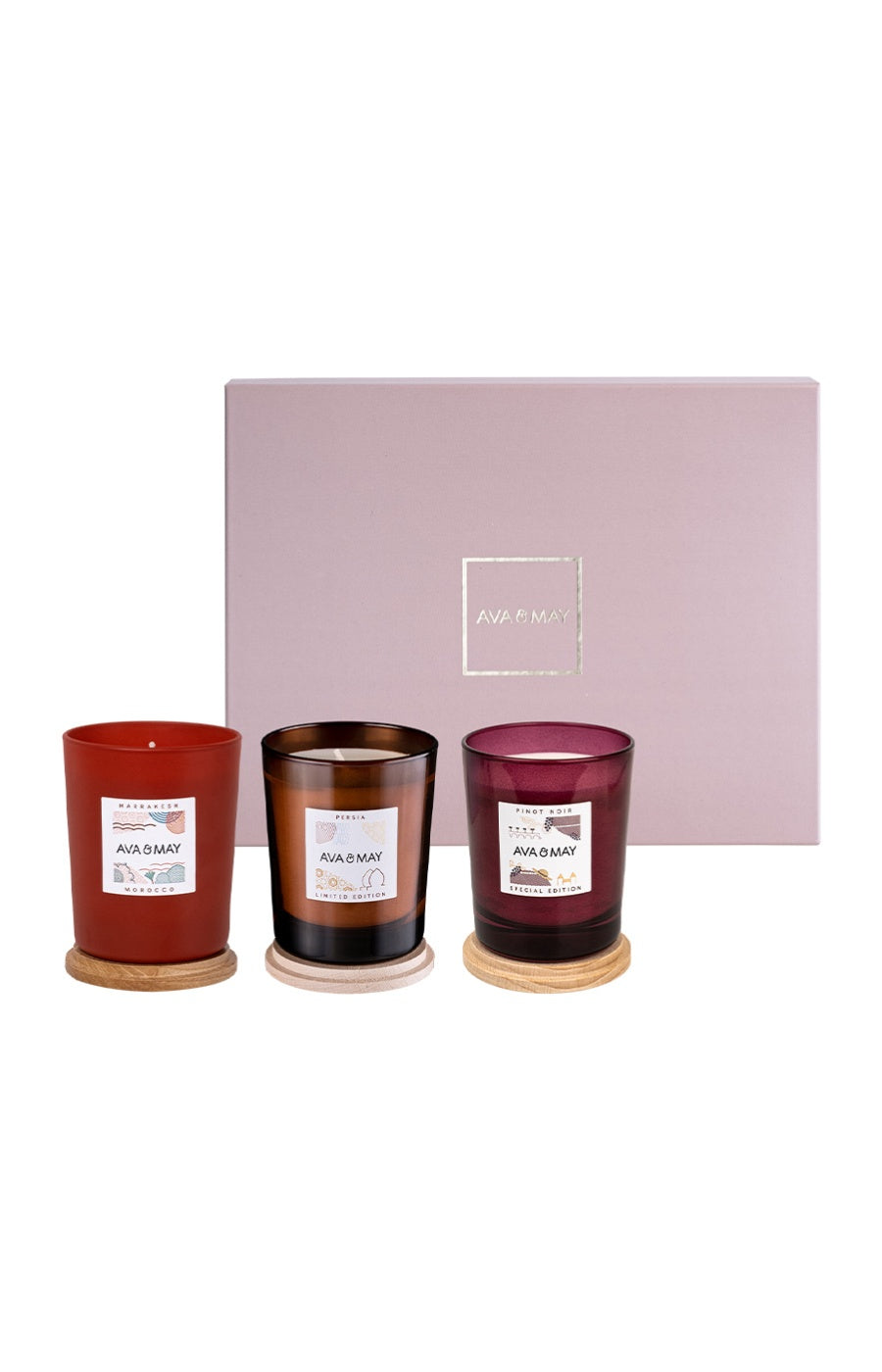 Coffret bougies parfumées - Blanket & Wine - 3 x 180 g