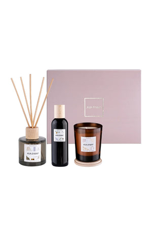 Coffret parfumé - Cozy Cabin - Bougie, parfum & diffuseur - 3 produits
