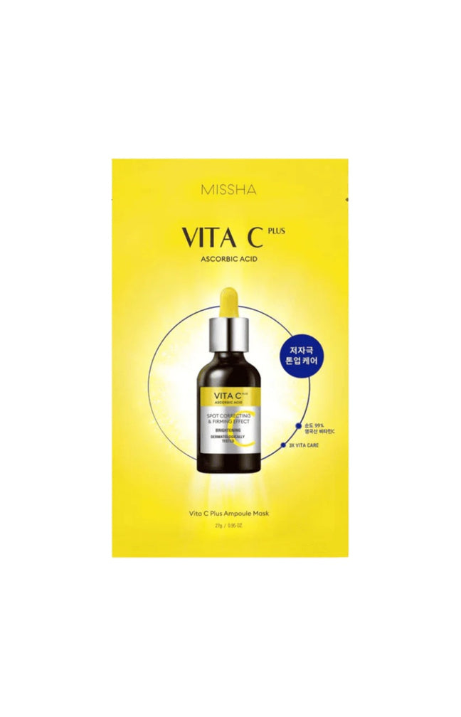 Missha - Masque en tissu hydratant - Vitamine C - Visage - 25 g