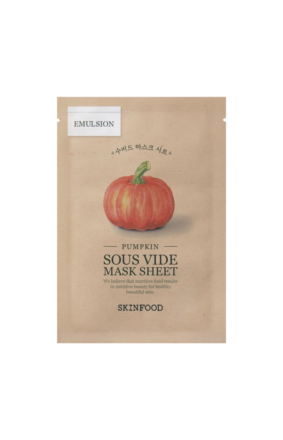 Masque en tissu - Citrouille - Visage - 1 unité