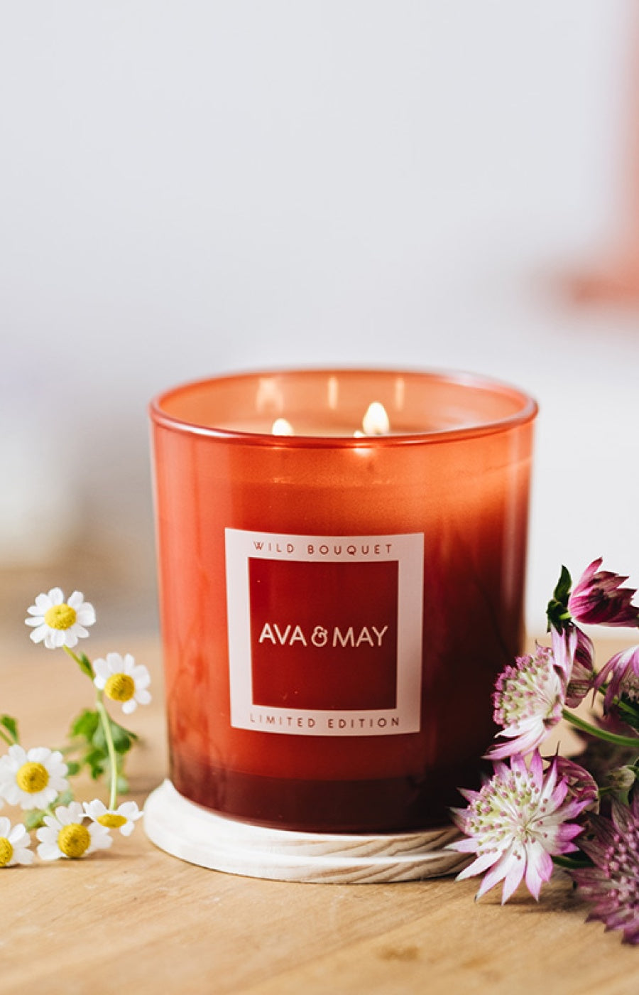 Bougie parfumée - Bouquet Sauvage - Clou de girofle & jasmin - 380 g