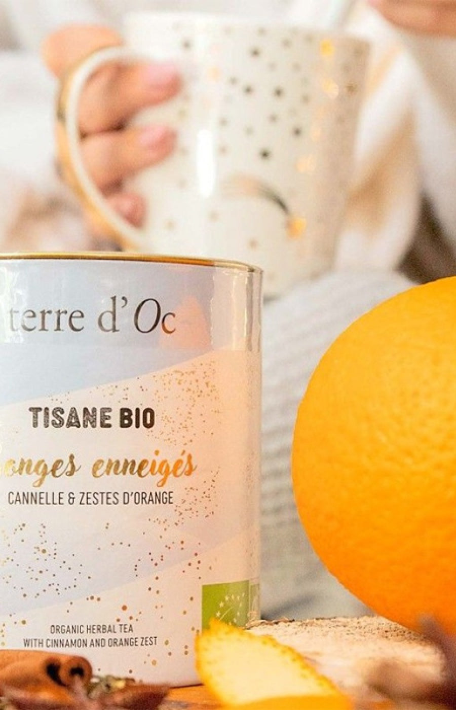 Tisane bio - Cannelle & zestes d'orange - 90 g