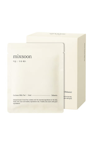 Mixsoon - Masque en tissu nourrissant - Lait de soja - Visage - 10 unités