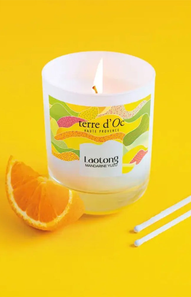 Bougie parfumée - Mandarine & yuzu - 180 g
