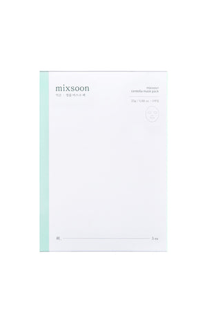 Mixsoon - Masque en tissu hydratant - Centella asiatica - Visage - 5 unités