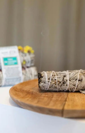 Trio de sauges à brûler - Rose, lavande & statice