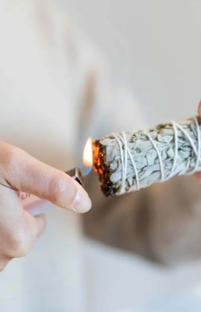 Trio de sauges à brûler - Rose, lavande & statice