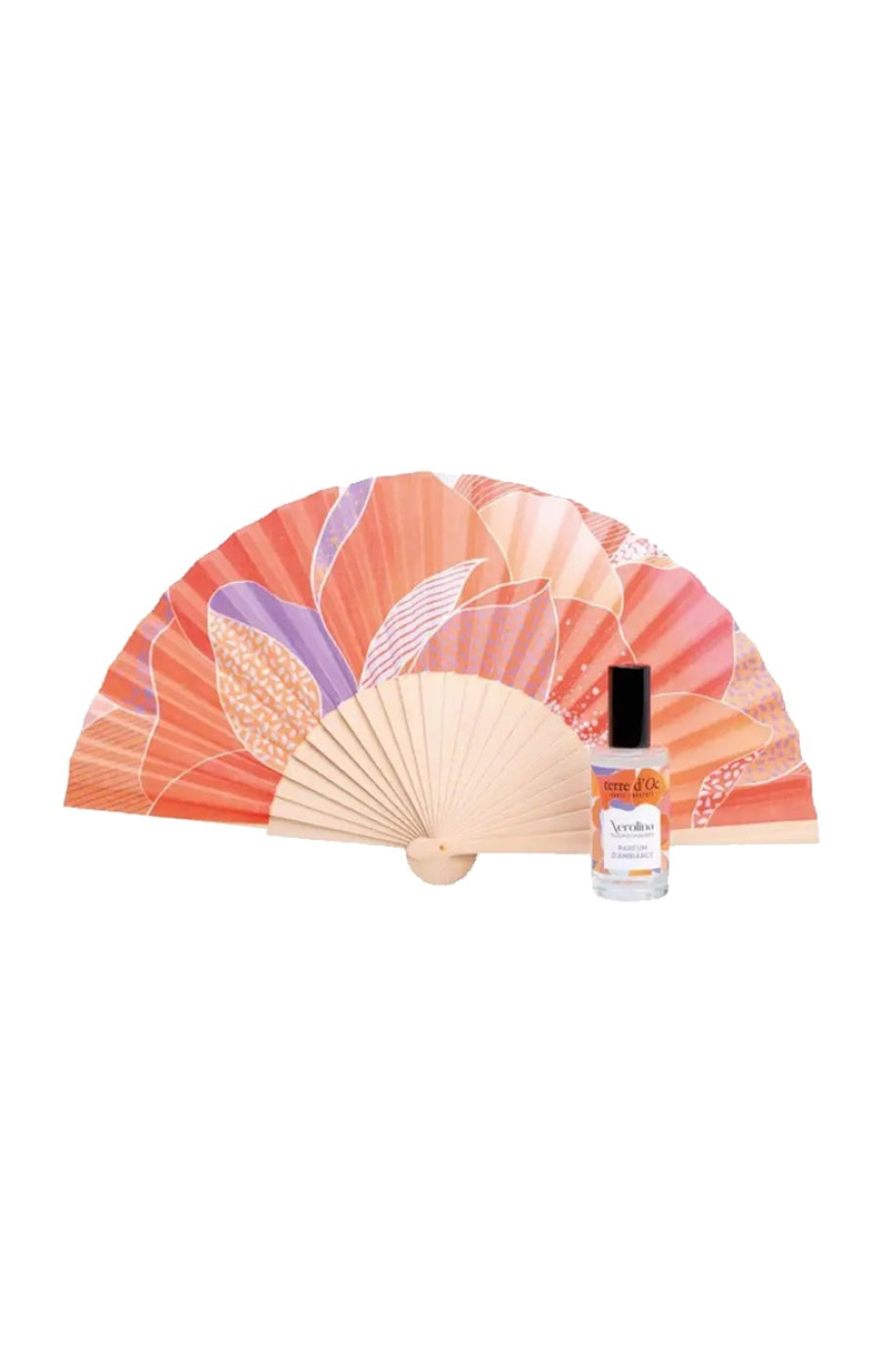 Coffret éventail à parfumer & parfum d'ambiance - Fleur d'oranger - 50 ml